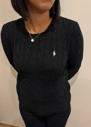 Pull torsade femme ralph lauren noir qr code cable knit black ralph lauren, marque: Ralph Lauren, état: Très bon état, taille: M / 38 / 10, 64,00 €, 67,90 € Protection acheteurs (Pro) incluse