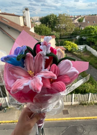 Bouquet de fleurs colorées, brand: Fait Main, condition: New without tags, €15.00, €16.45 includes Buyer Protection