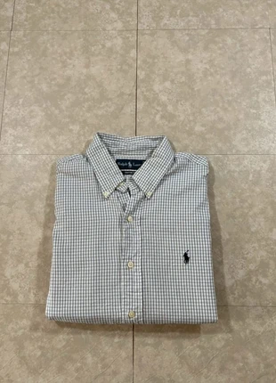 Chemise à carreaux Ralph Lauren blanche/bleu taille L, marque: Ralph Lauren, état: Très bon état, taille: L, 35,90 €, 38,40 € Protection acheteurs (Pro) incluse