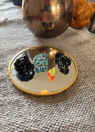 Lot de 3 bagues, brand: Fait Main, condizioni: Ottime, taglia: 20,2 mm Ø / 25, €1.50, €2.28 include la Protezione acquisti