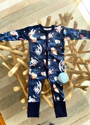 Grenouillère Bébé 100% Écologique TOG 1 18-24Mois, merk: les petits oiseaux, staat: Nieuw met prijskaartje, maat: 18-24 maanden / 86 cm, € 15,00, € 16,45 inclusief Kopersbescherming