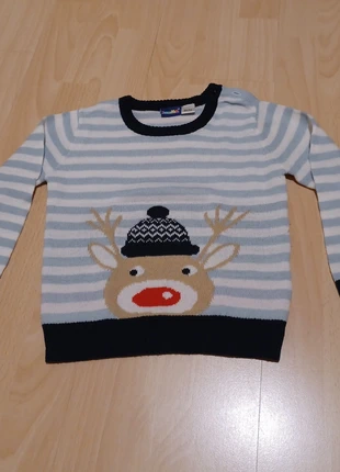 Kersttrui (M86-92), merk: Lupilu, staat: Heel goed, maat: 18-24 maanden / 86 cm, € 3,00, € 3,85 inclusief Kopersbescherming