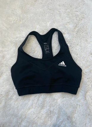 Sujetador Adidas negro Climalite XS ideal para gym y yoga, marca: adidas, estado: Muy bueno, tamaño: XS, 9,00 €, 10,15 € Protección al comprador incluida
