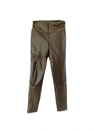 Legging en cuir kaki, estado: Muy bueno, tamaño: M / 38 / 10, 5,00 €, 5,95 € Protección al comprador incluida