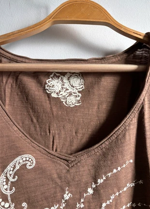 y2k t-shirt marrone, marca: Anni 2000, estado: Muy bueno, tamaño: S / 36 / 8, 4,00 €, 4,90 € Protección al comprador incluida