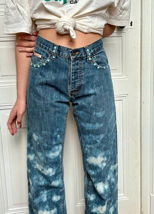 Jean délavé coupe droite détails perles, marca: Jules, estado: Bueno, tamaño: S / 36 / 8, 10,00 €, 11,20 € Protección al comprador incluida