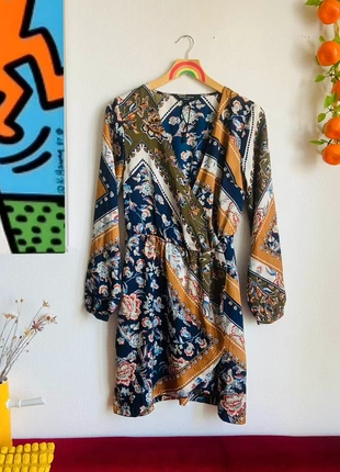 Robe rétro babydoll bohème pop baroque Brave Soûl T. S, marke: Vintage Boutique, zustand: Sehr gut, größe: S / 36 / 8, 7,00 €, 8,05 € beinhaltet Vinted-Käuferschutz Pro