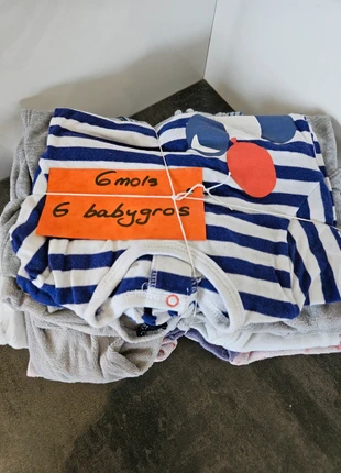 Grenouillère taille 6 mois,lot de 6, état: Bon état, taille: 6-9 mois / 68 cm, 5,90 €, 6,90 € Protection acheteurs (Pro) incluse