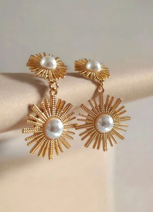 Boucles d'oreilles soleil en acier inoxydable-Boucles été, merk: justjoyas, staat: Nieuw met prijskaartje, € 10,50, € 11,73 inclusief Kopersbescherming Pro