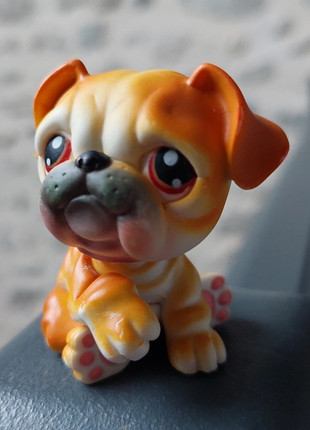 Pet shop chien bulldog, marque: Littlest Pet Shop, état: Bon état, taille: Taille unique, 2,00 €, 2,80 € Protection acheteurs incluse
