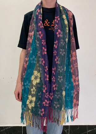 Y2k floral scarf, condition: Very good, £12.00, £13.30 includes Buyer Protection