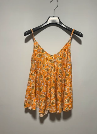 Camisa mujer tirantes naranja, merk: Local, staat: Heel goed, maat: M / 38 / 10, € 3,00, € 3,85 inclusief Kopersbescherming