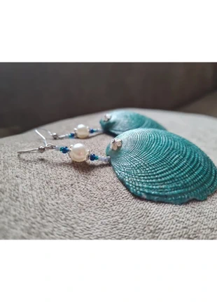 Boucles d’oreilles coquillages oversize, marke: Création Française, zustand: Neu, mit Etikett, 7,50 €, 8,58 € inklusive Vinted-Käuferschutz