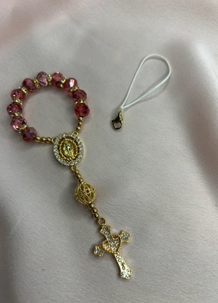 Dizainier doré et pourpre bijou de téléphone, brand: The Delicate Rosary, condizioni: Ottime, €12.00, €13.30 include la Protezione acquisti Pro