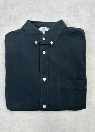 Chemise Noir H&M manche courte à bouton Regular Fit Taille M, marque: H&M, état: Très bon état, taille: M, 6,00 €, 7,00 € Protection acheteurs incluse