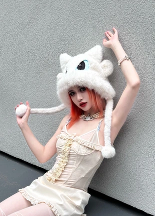 Fuzzy Monster Hat – Y2K / Weirdcore / Unisex, brand: BurnBabyRun, condizioni: Nuovo con cartellino, taglia: Taglia unica, €45.00, €47.95 include la Protezione acquisti