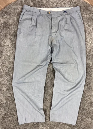 Pantalon en Toile Burberry Pelican Fit Relaxed - Taille W40 L30 (XL)- Vintage OldMoney Classique, marque: Burberry, état: Bon état, taille: XL, 59,00 €, 62,65 € Protection acheteurs incluse