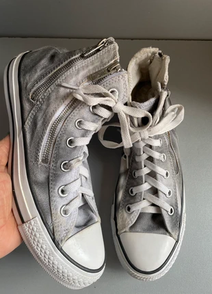 womens Converse Chuck Taylor Dual Zip Hi wash grey trainers uk 6 eur 39, brand: Converse, condition: Good, size: 6, £26.50, £28.53 includes Buyer Protection Pro