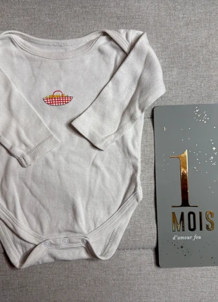 Body manches longues MO kids, brand: MO Kids, condition: Very good, size: 1-3 months / 56 cm, €1.50, €2.28 includes Buyer Protection