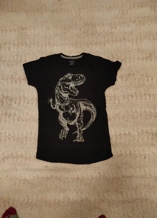 T-shirt dinosaure noir, brand: Primark, condition: Very good, size: 8 years / 128 cm, €1.00, €1.75 includes Buyer Protection