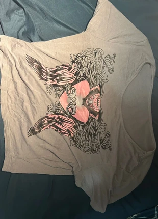 Top Grigio con Stampa Tribale – Stile Y2K, brand: Alternative, condizioni: Ottime, taglia: M / IT 42 / EU 38, €5.00, €5.95 include la Protezione acquisti