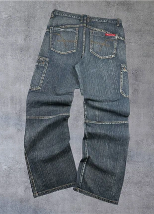 Jean Vintage Baggy Cargo Hip-hop Broderie Size-36us (46eu), brand: JNCO, condition: Very good, size: W36, €39.90, €42.60 includes Buyer Protection