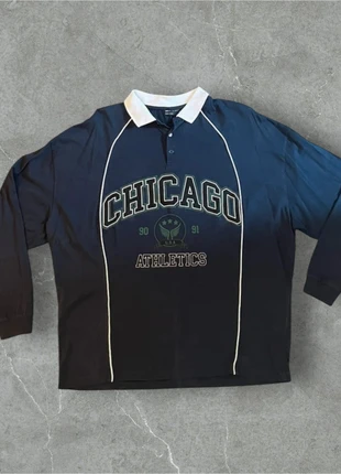 Polo oversize manche longue bleu, brand: ASOS Design, condition: Very good, size: M, €15.00, €16.45 includes Buyer Protection