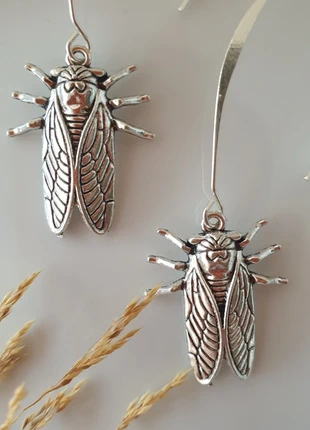 Crochets argentés avec cigales, estado: Muy bueno, 6,00 €, 7,00 € Protección al comprador Pro incluida