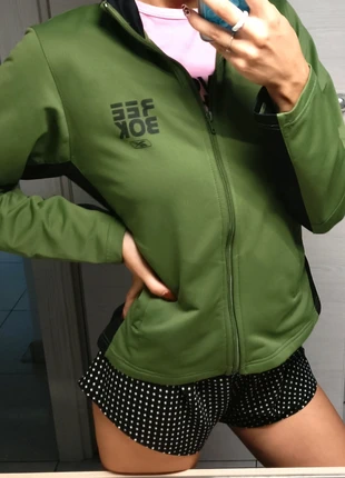 Reebok sport vintage zip giacca donna tg L verde oliva, marke: Reebok, zustand: Sehr gut, größe: L / 40 / 12, 12,00 €, 13,30 € inklusive Vinted-Käuferschutz