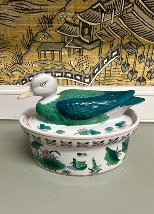 Grande terrine canard, merk: sans marque, staat: Heel goed, € 9,00, € 10,15 inclusief Kopersbescherming