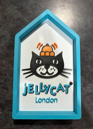 Blue 3d printed block sign decoration, condition: New without tags, size: One size, £20.00, £21.90 includes Buyer Protection