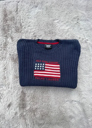 Pull Ralph Lauren Flag USA Bleu Marine Femme - L, marque: Ralph Lauren, état: Très bon état, taille: L / 40 / 12, 65,00 €, 68,95 € Protection acheteurs incluse