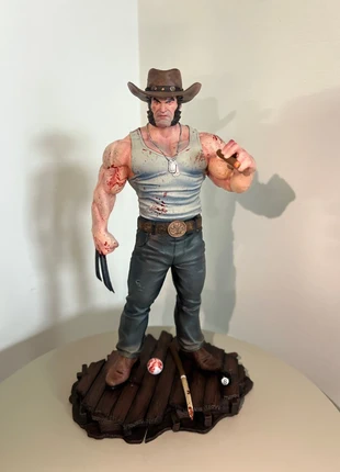 Figurine résine Wolverine, brand: sansnom., condition: Very good, size: Preemie, up to 44cm, €200.00, €210.70 includes Buyer Protection