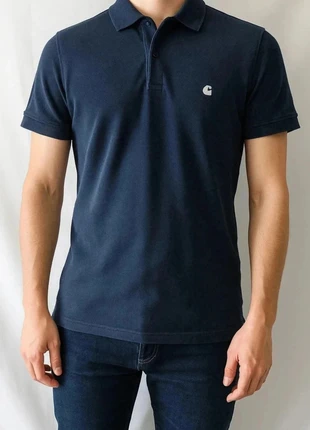 Polo homme bleu marine Carhartt slim fit – Taille S – 100 % coton, brand: Carhartt, condition: Very good, size: S, €17.00, €18.55 includes Buyer Protection Pro