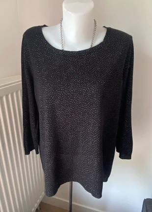 Pull léger paillettes argent, marque: Mango, état: Très bon état, taille: XL / 42 / 14, 5,00 €, 5,95 € Protection acheteurs incluse