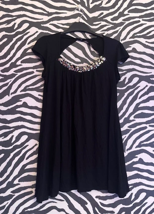 y2k 2000s mcbling black going out top, condition: New without tags, size: M / 10, £12.00, £13.30 includes Buyer Protection