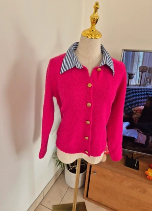 Gilet rose en laine col marin chemise taille s 36, marque: Kilky, état: Très bon état, taille: S / 36 / 8, 18,00 €, 19,60 € Protection acheteurs incluse