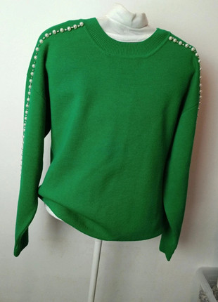 Pull vert en laine Sandro taille S, brand: Sandro x Helly Hansen, condition: Very good, size: S / 36 / 8, 33.00 €, 35.35 € includes Buyer Protection