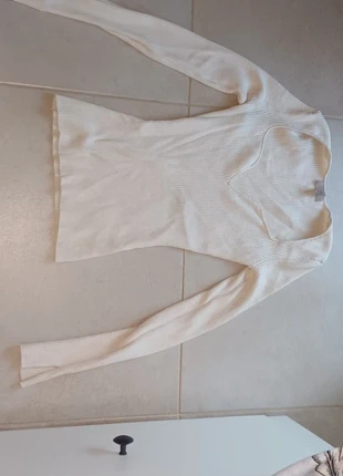 Top H&M manga larga, escote y ajustado, marque: H&M, état: Neuf sans étiquette, taille: S / 36 / 8, 5,00 €, 5,95 € Protection acheteurs incluse