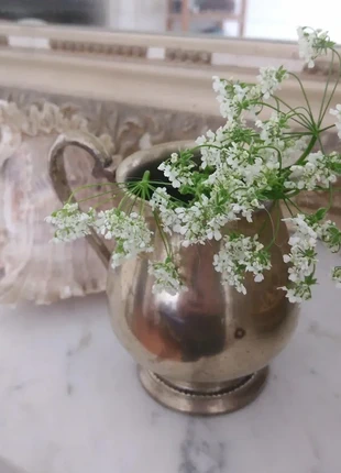 Petit pichet à lait ancien en métal argenté – déco vintage / vase, marque: Vintage, état: Très bon état, 20,00 €, 21,70 € Protection acheteurs incluse