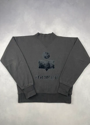 Sweat Isabel marant étoile pull d’hiver col montant gris logo noir bon état femme taille XS/S, brand: Isabel Marant, condizioni: Buone, taglia: S / IT 40 / EU 36, €75.00, €79.45 include la Protezione acquisti Pro