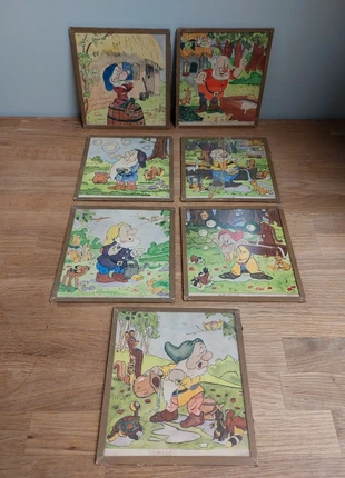 Encadrements Sept Nains Peints à la main, zustand: Gut, 20,00 €, 21,70 € inklusive Vinted-Käuferschutz