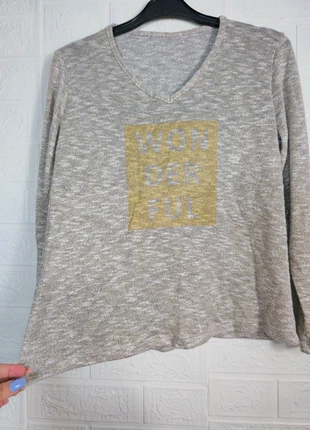 Linda camiseta metalizada con destellos en color champagne🍒, marque: Vintage Love, état: Très bon état, taille: M / 38 / 10, 3,00 €, 3,85 € Protection acheteurs incluse