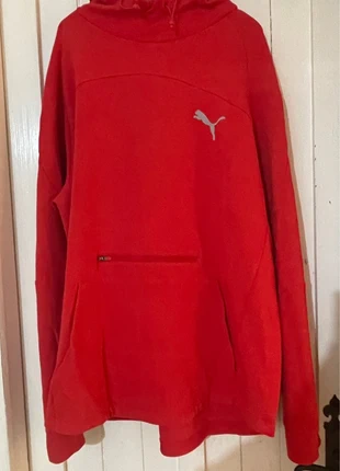 Maxi Felpa Puma cn cappuccio rossa XXL cotone, marca: Puma, estado: Nuevo sin etiquetas, tamaño: XXL, 25,00 €, 26,95 € Protección al comprador incluida