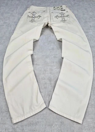 Jean Miss Me Blanc Croix Grise Taille S 28, brand: Miss Me, condition: Very good, size: S / 36 / 8, €79.90, €84.60 includes Buyer Protection Pro