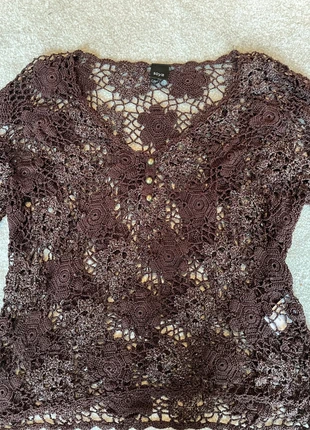 brown cover up jumper, brand: Soya, condition: Very good, size: L / UK 16-18, £5.00, £5.95 includes Buyer Protection