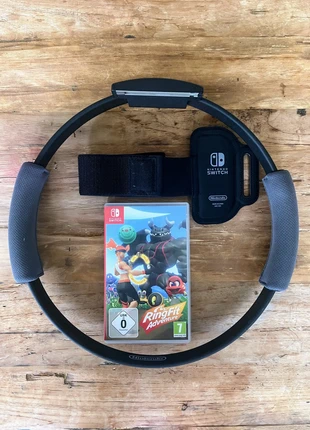 Nintendo Switch Ring Fit Adventure – Complete Set (Game + Ring-Con + Leg Strap), état: Très bon état, 35,00 €, 37,45 € Protection acheteurs incluse