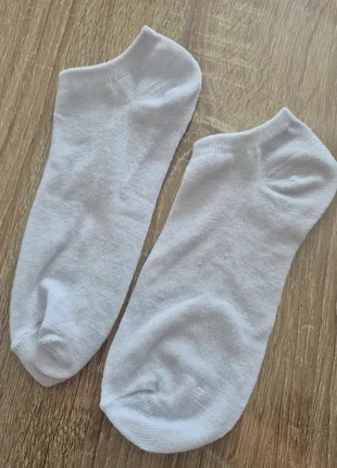 Lot de 5 paires de chaussettes courtes blanches, brand: Chaussettes, condition: New without tags, size: M | 39–42, €5.00, €5.95 includes Buyer Protection