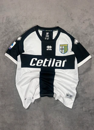 Maillot de Foot Parma Calcio Errea vintage noir et blanc - Taille M, marca: Parma calcio, estado: Muy bueno, tamaño: M, 30,00 €, 32,20 € Protección al comprador Pro incluida