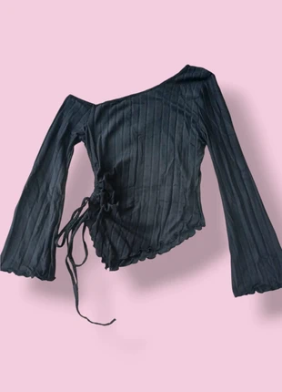 NEW! Maglia nera maniche lunghe una spalla scoperta emo gotica punk Y2K taglia M, état: Neuf sans étiquette, taille: M / 38 / 10, 17,99 €, 19,59 € Protection acheteurs incluse